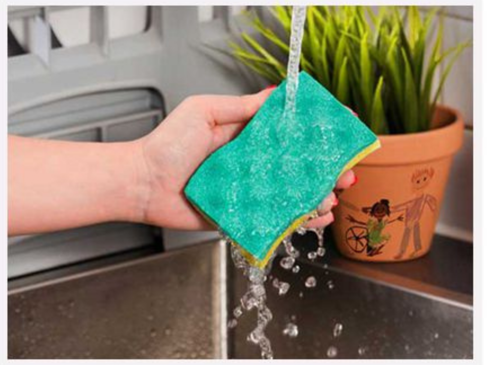 Zmywak wiskozowy Vileda Glitzi Always Clean 168527